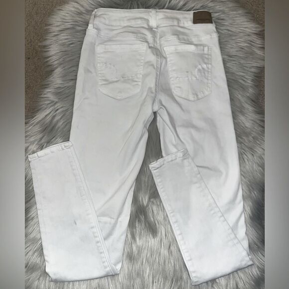 American Eagle White NE(X)T Level Stretch X Jeggings - Picture 3 of 9